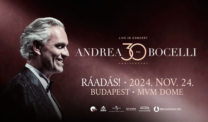 Andrea Bocelli RÁADÁS koncert 2024-ben Budapesten!
